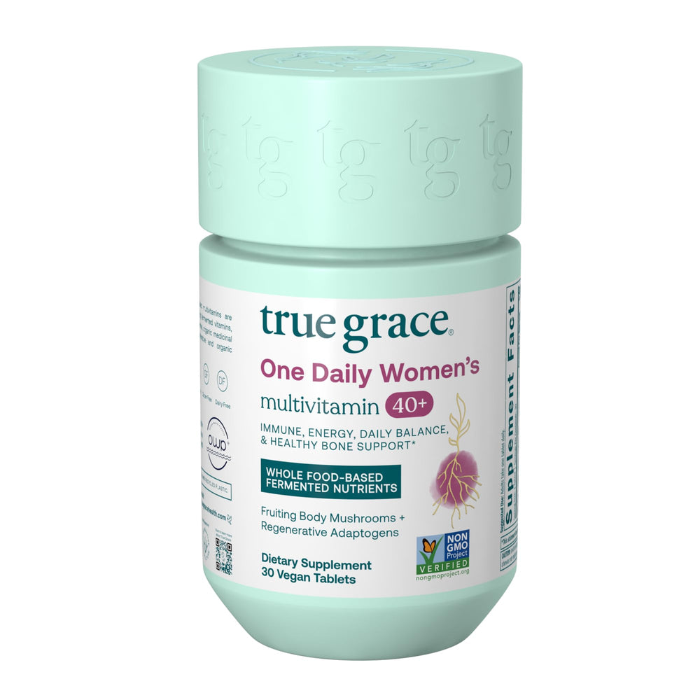Bottle of True Grace One Daily Women’s Multivitamin (30 vegan tablets)