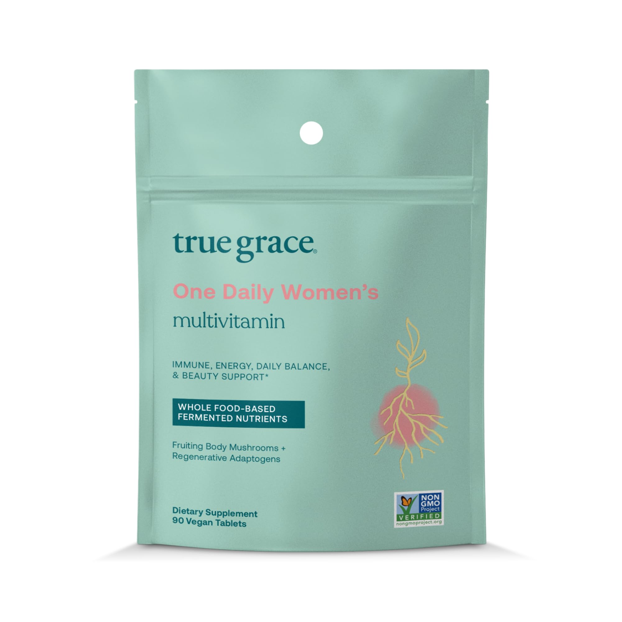True Grace One Daily Women's Multivitamin bottle front label