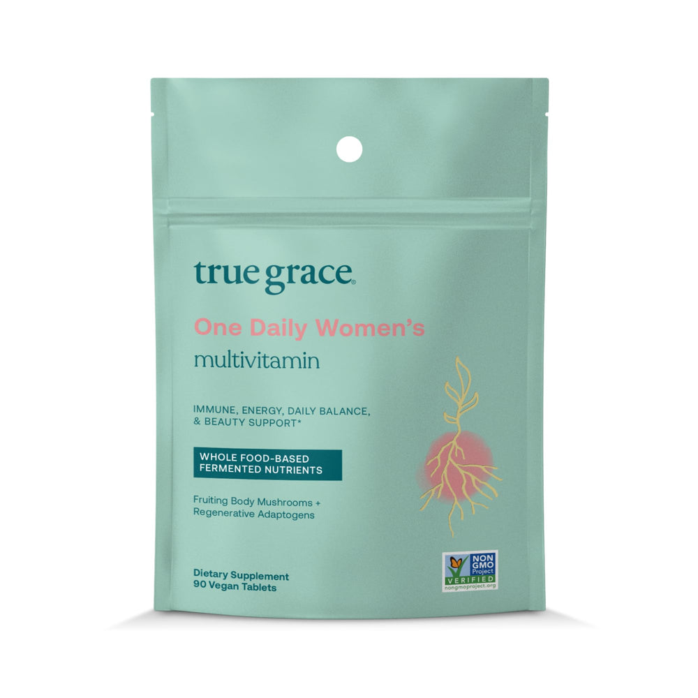 True Grace One Daily Women's Multivitamin bottle front label