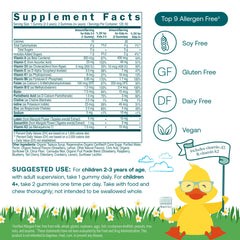 Gummies in assorted fruit flavors for True Littles Daily Kids Multivitamin