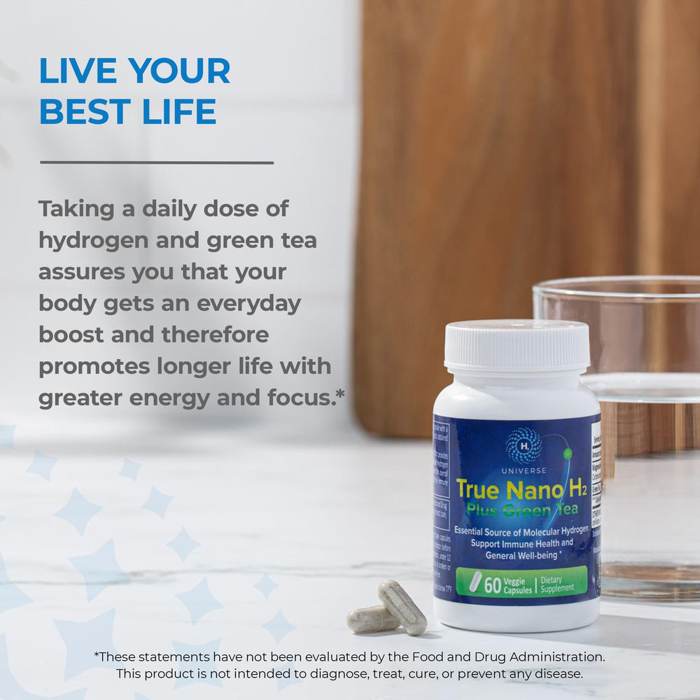 Packaging and branding of True Nano H2 with Green Tea