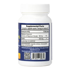 Bottle label displaying molecular hydrogen and turmeric