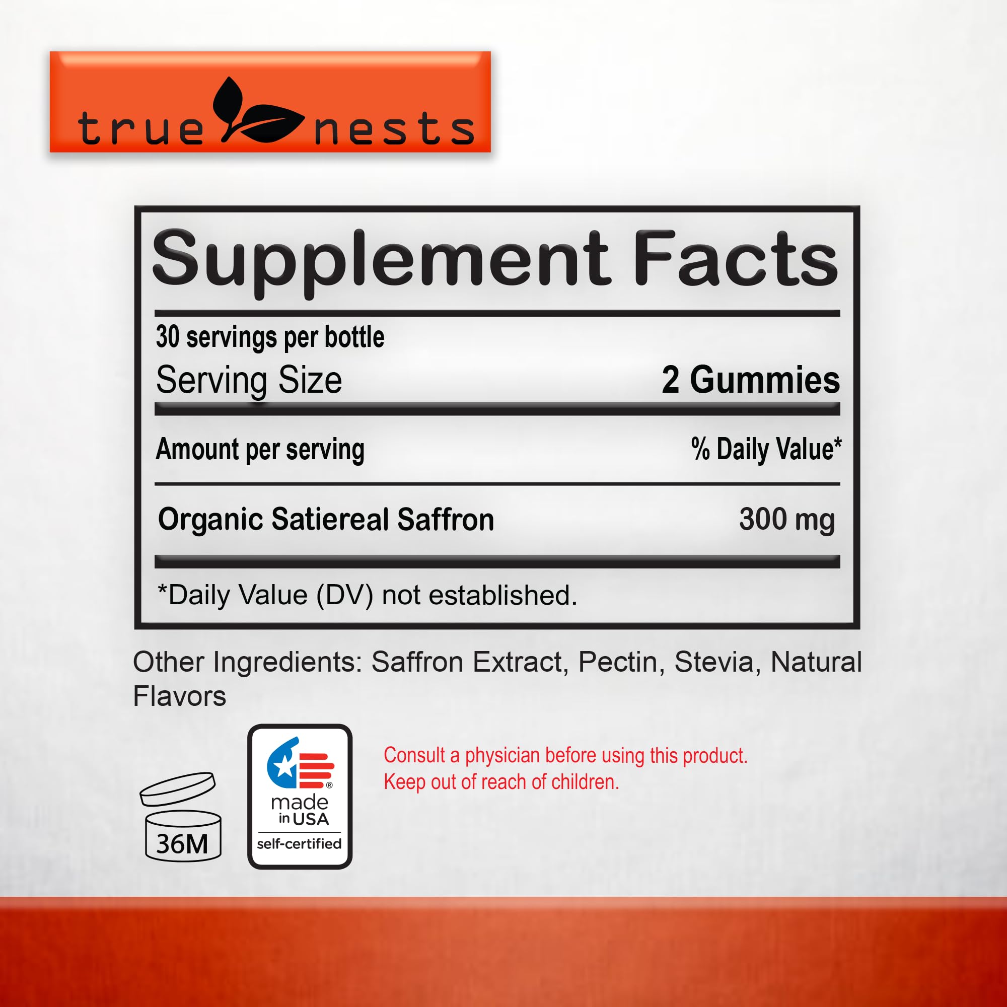 Wellness concept featuring saffron gummies for daily use