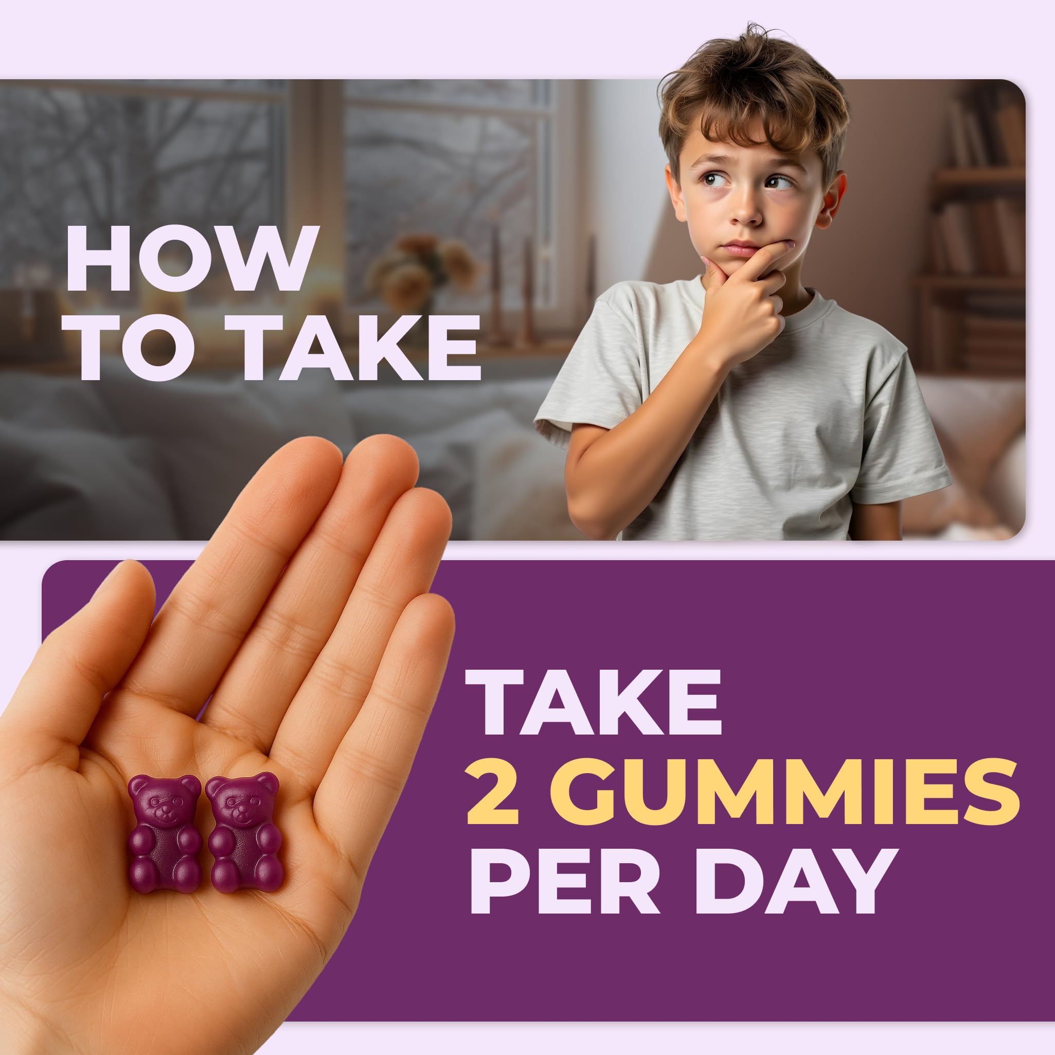 Vegan, Non-GMO formula Made in USA – GMP-certified facility label