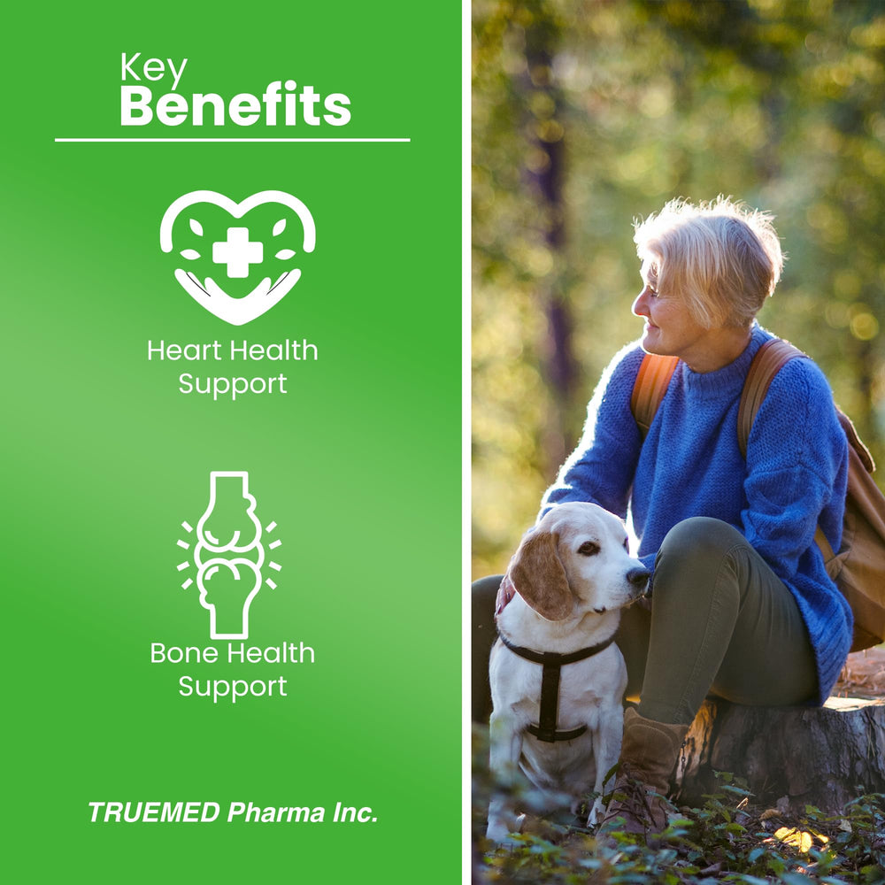 TRUEMED D3 & K2 bottle with label visible