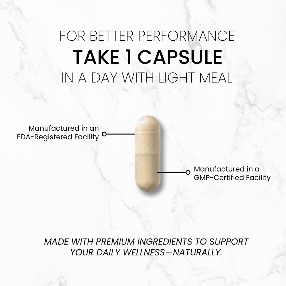 Nutrition facts panel of TRUEMED Fenugreek capsules