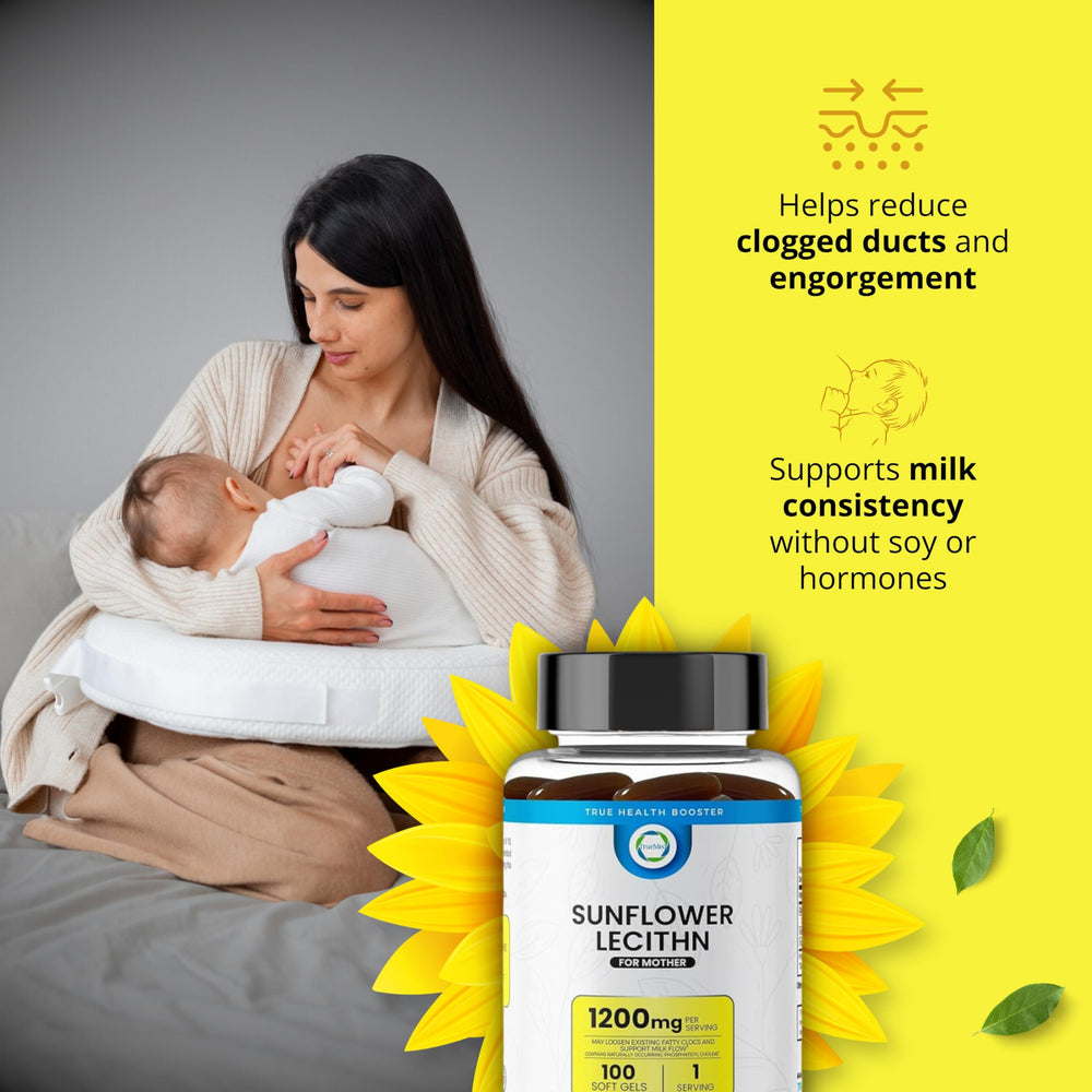 Label showing soy-free, non-GMO sunflower lecithin ingredients