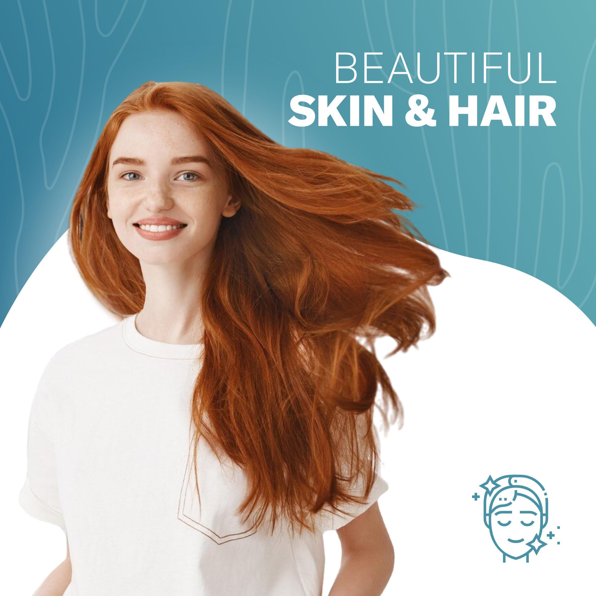 Pile of sea moss capsules with a spoon for serving