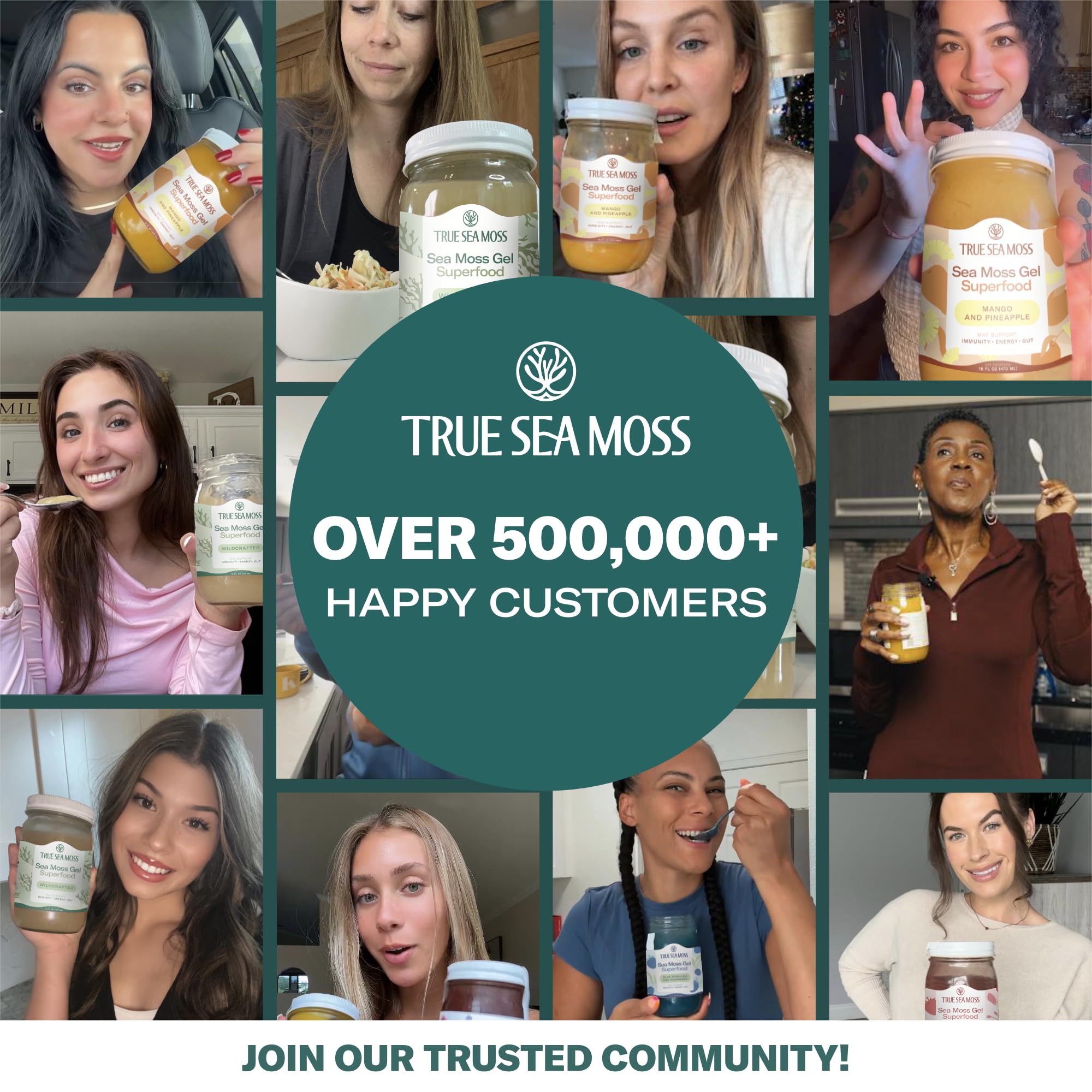 TrueSeaMoss gel used as a skin-care mineral mask