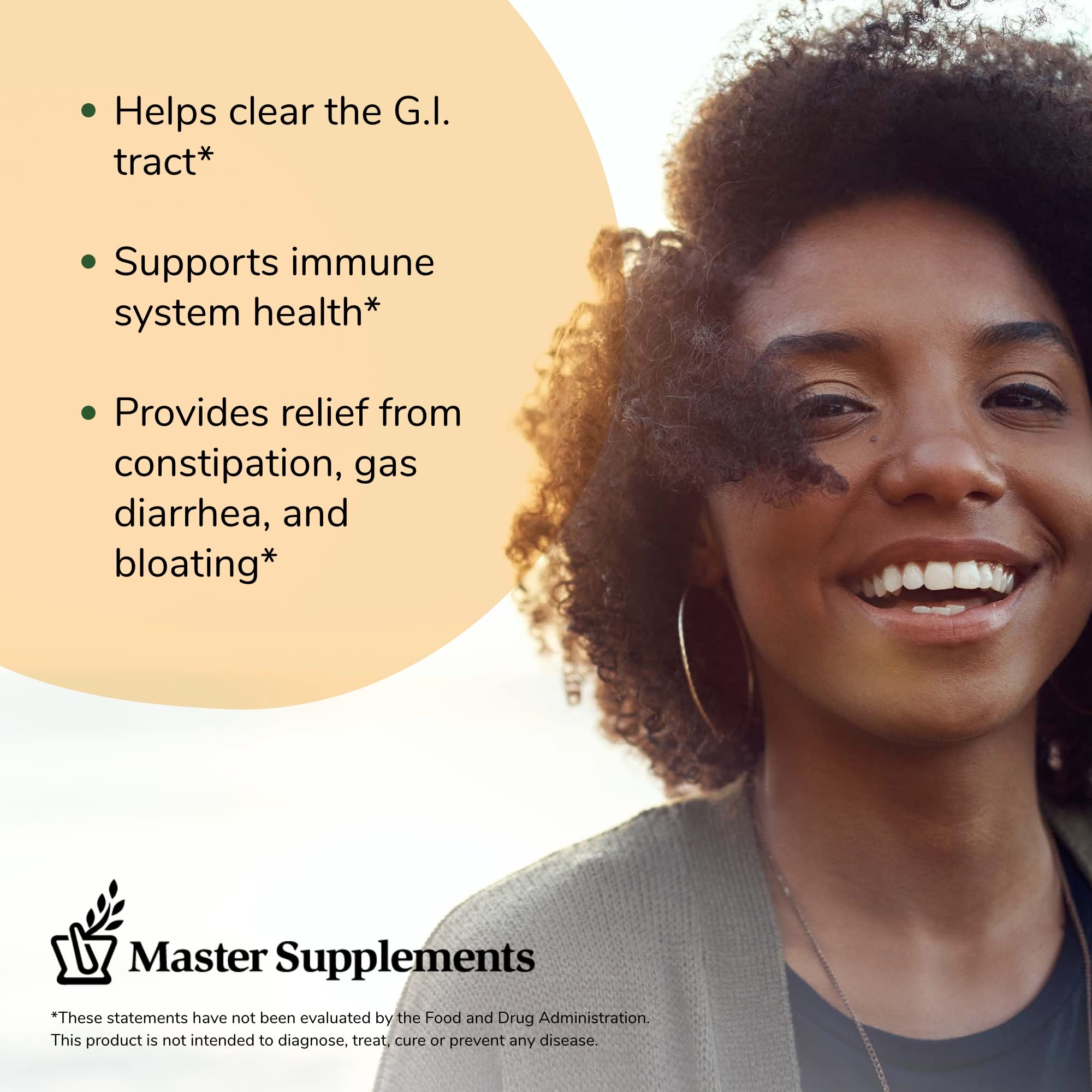 TruFlora product label highlighting gluten-free and vegan attributes