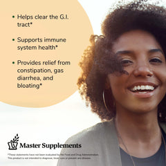 TruFlora product label highlighting gluten-free and vegan attributes