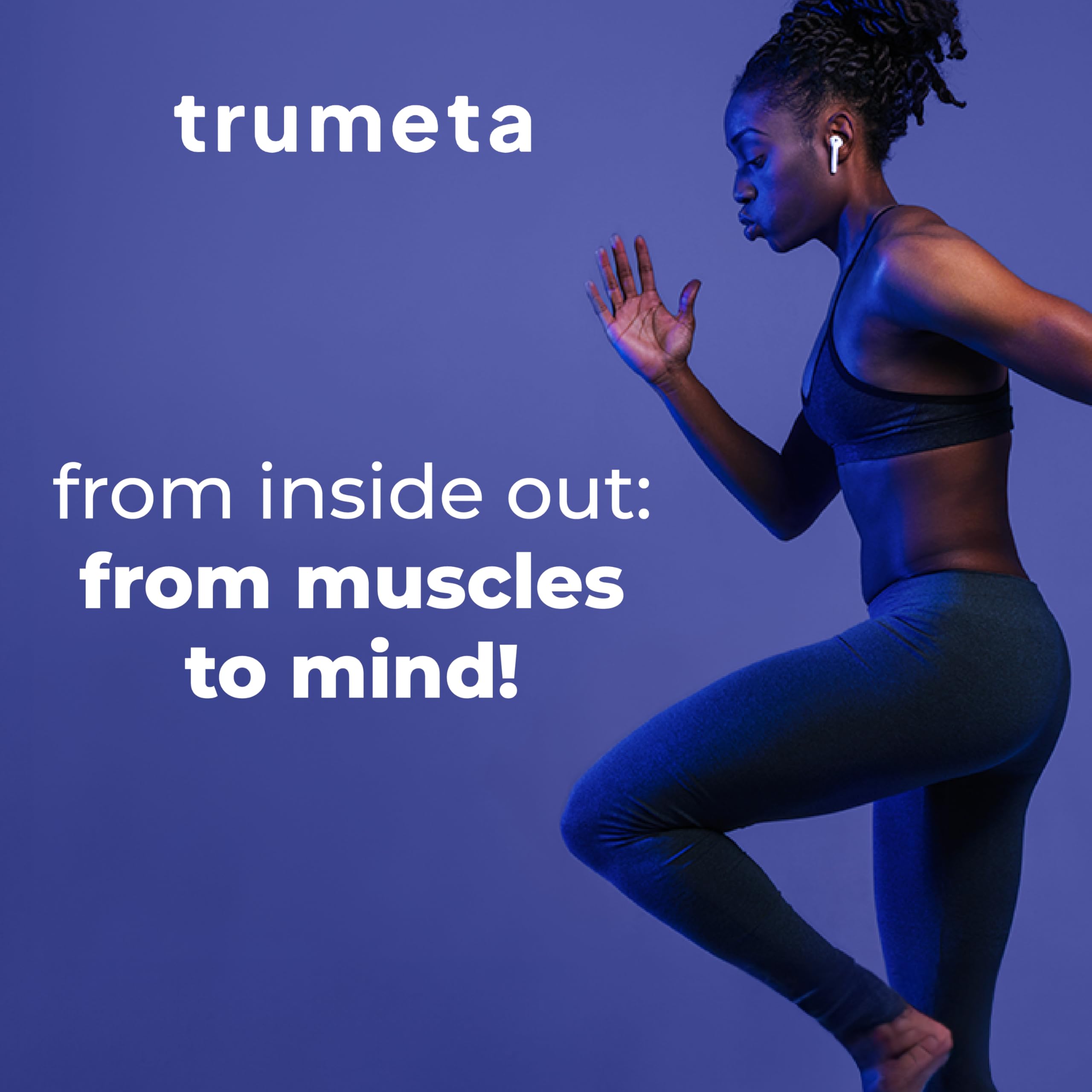 TRUMETA Beef Bone Broth Protein Powder chocolate flavor – product shot 02