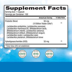 trunature Advanced Digestive Probiotic bottle - 100 capsules - image 2