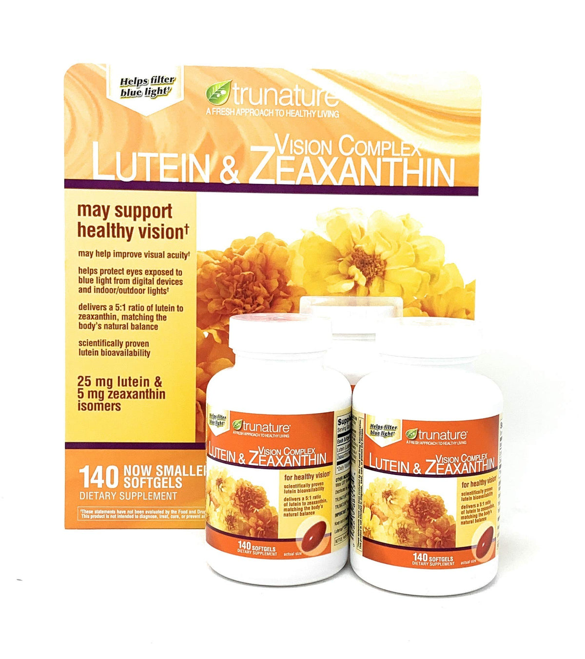 Trunature Vision Complex Lutein Zeaxanthin bottle front