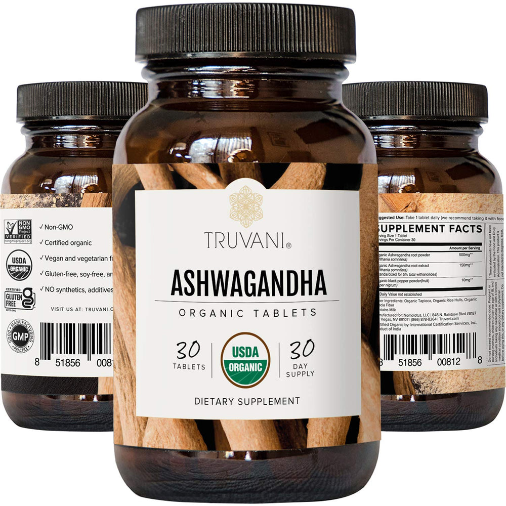 Brain health concept with Ashwagandha imagery