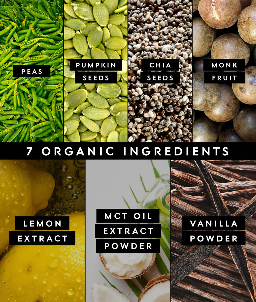 Truvani Lemon Cookie protein tub showing easy-to-use packaging