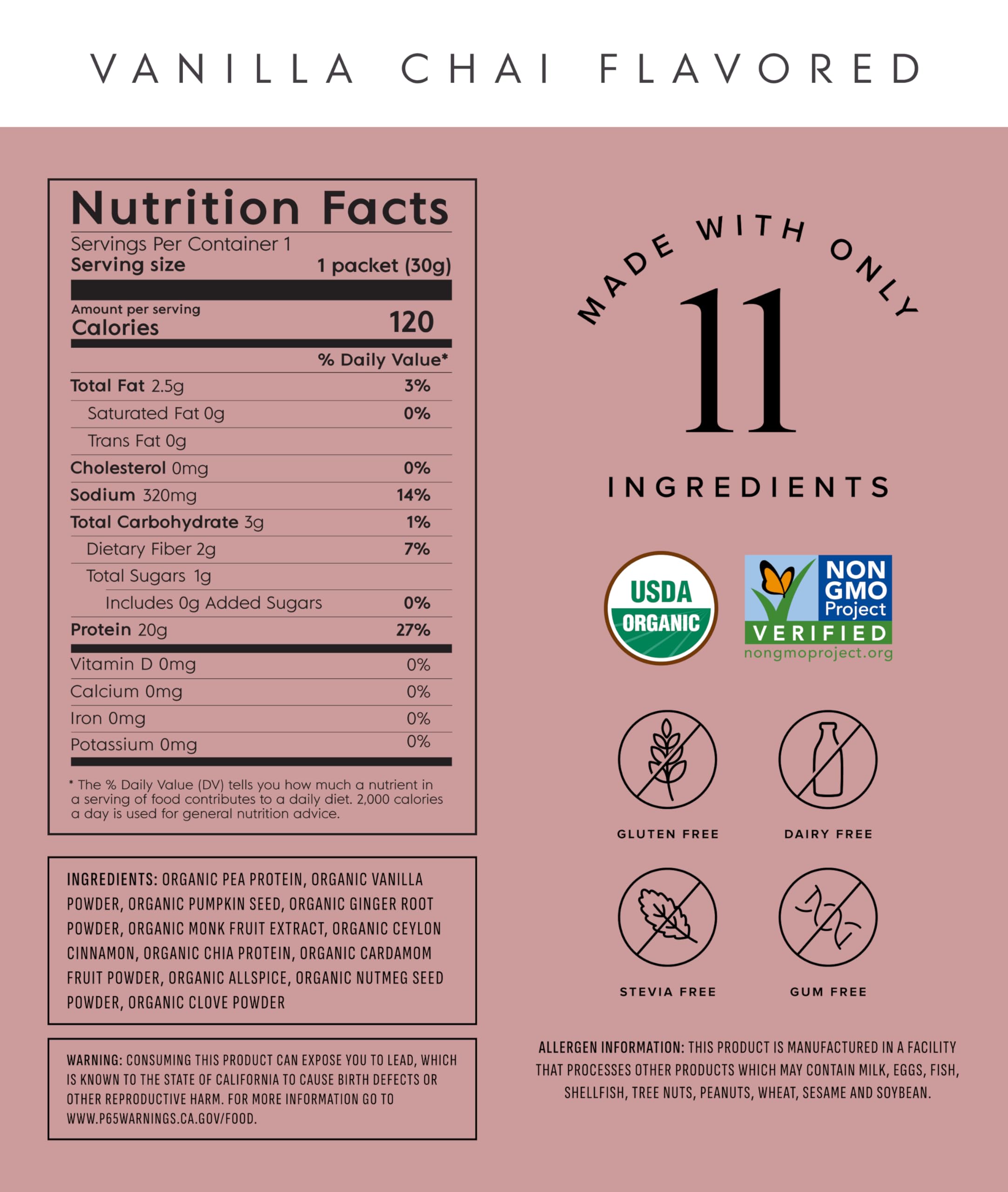 Truvani vanilla chai protein scoop for quick post-workout shake.