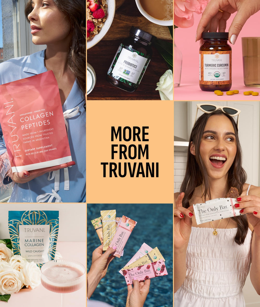 Truvani packaging label communicates USDA Organic and non-GMO ingredients