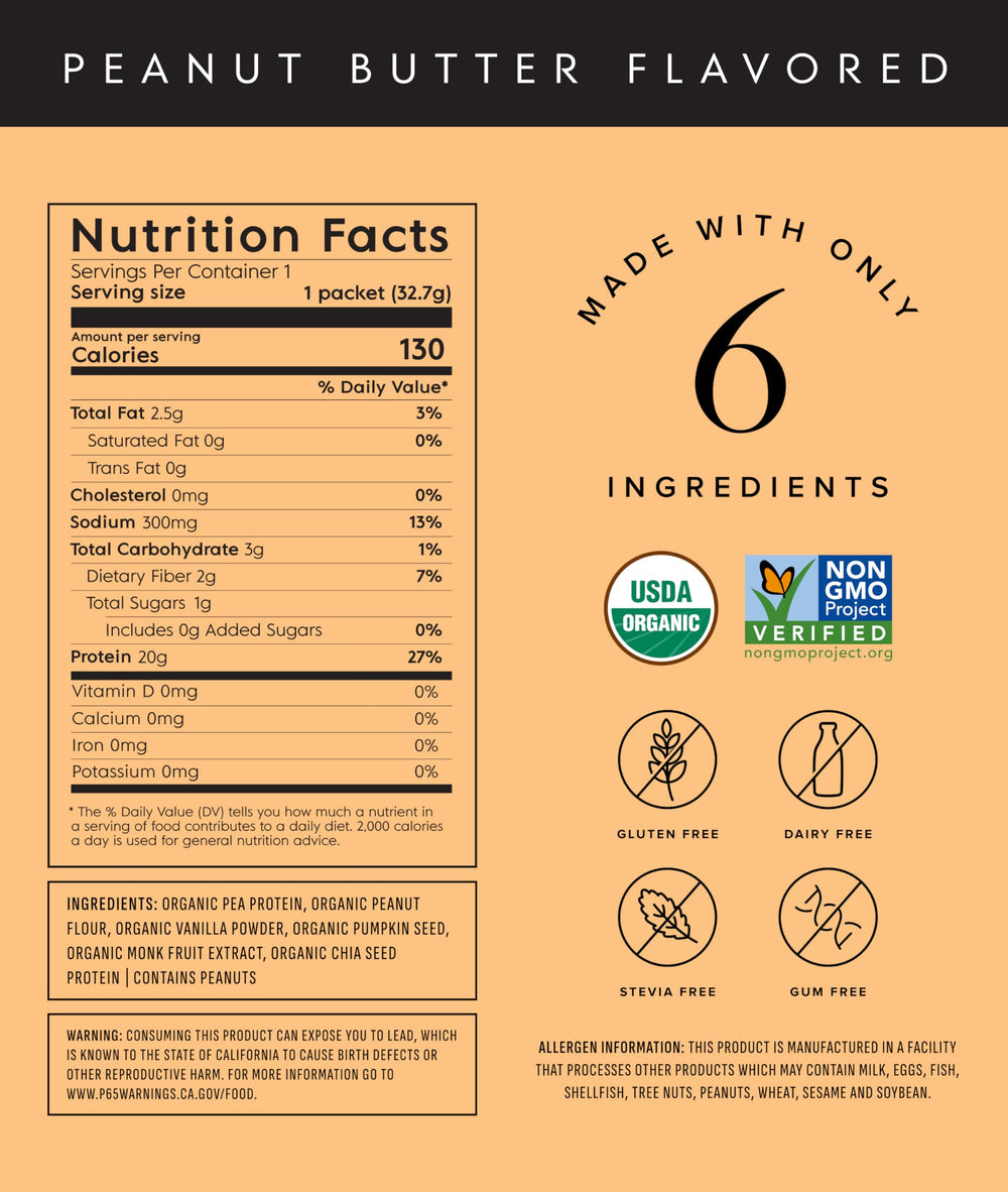 Truvani vegan pea protein scoop highlights easy-to-mix creamy texture for shakes