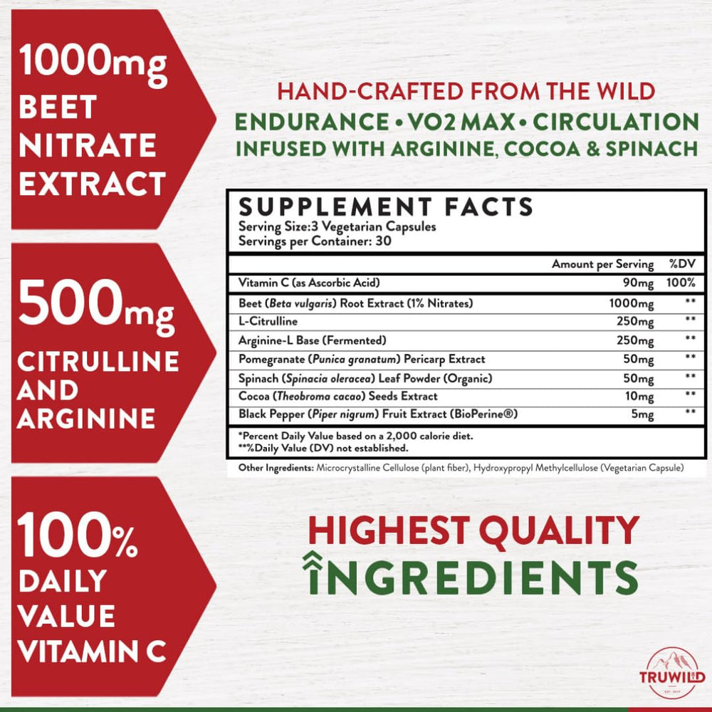 TruWild Beet Root Powder pour demonstrates easy dosing for on-the-go energy.