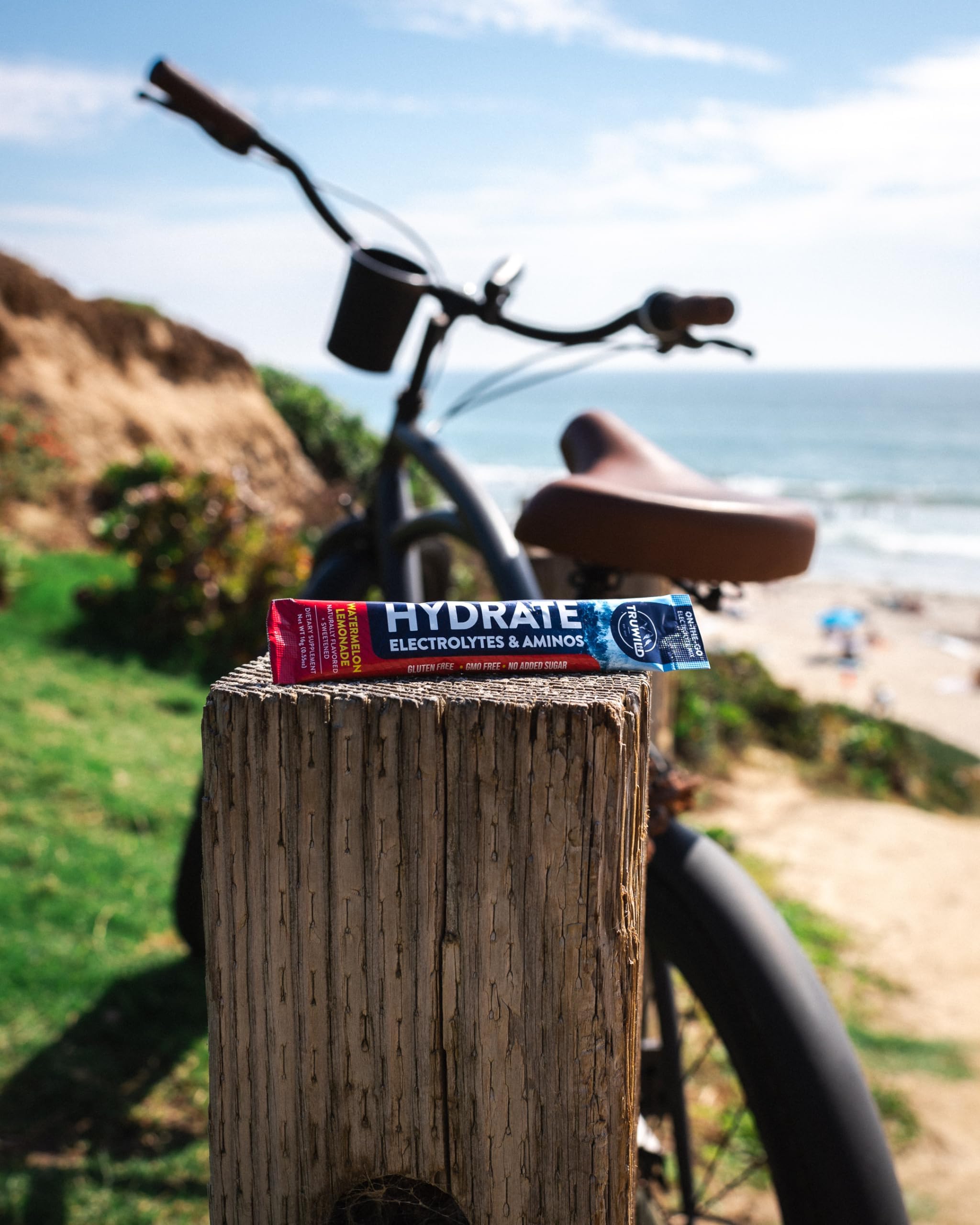 TruWild Hydrate post-workout recovery concept with muscles