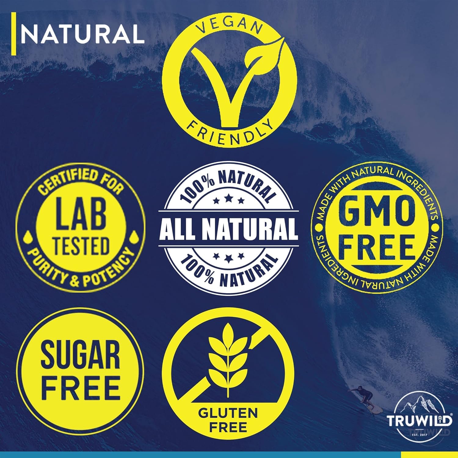 TruWild Hydrate workout recovery scene in gym setting.