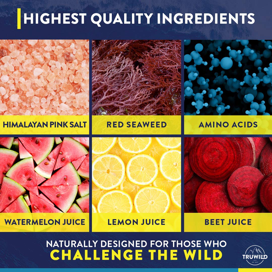 TruWild Hydration passionfruit guava poured into a glass for refreshment.