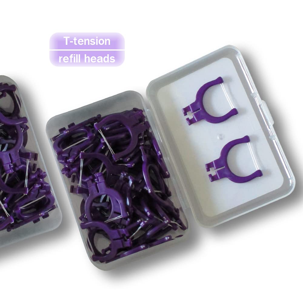 Using T.Smile flossers to floss between teeth