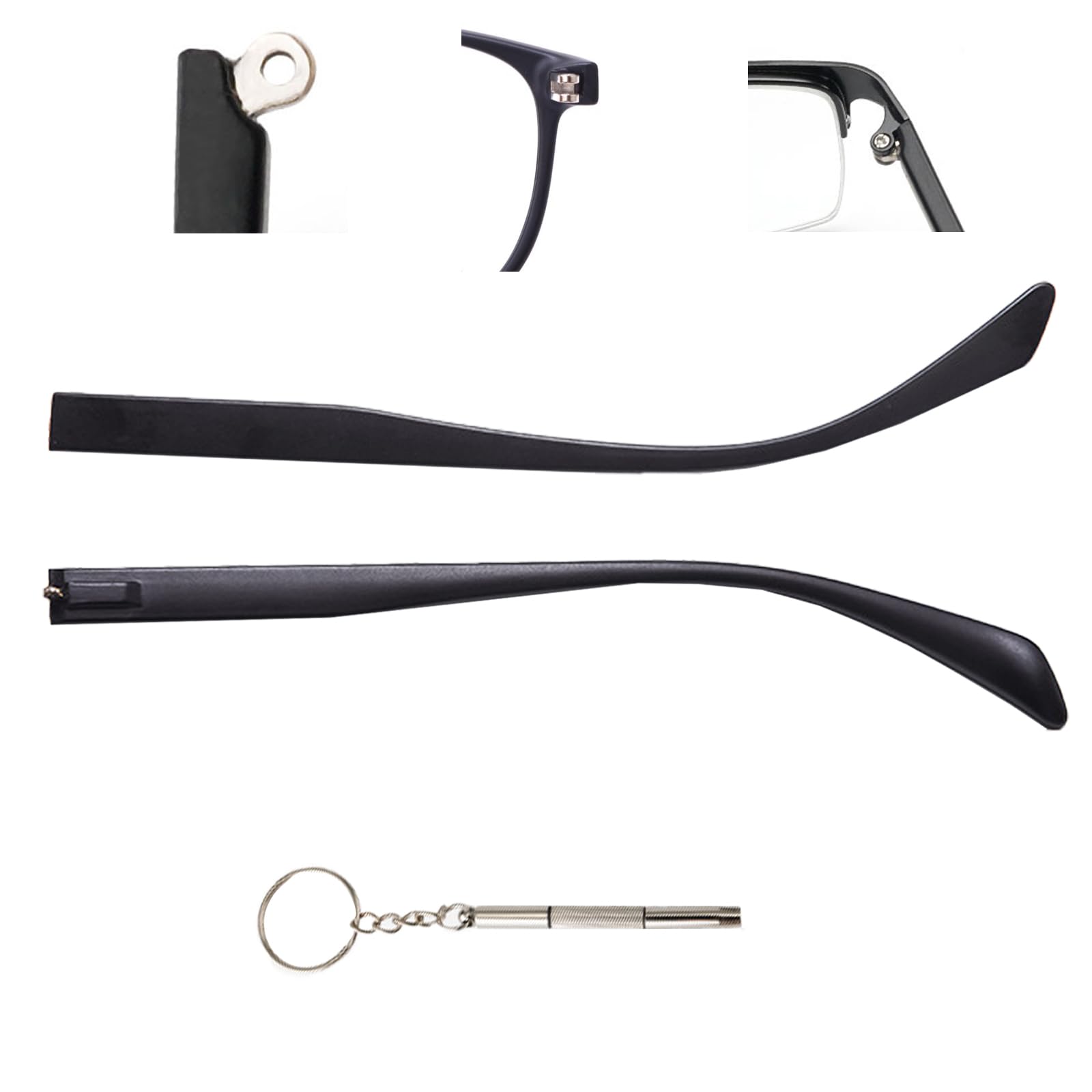 TTFdacai glasses replacement arms kit with TR90 temple