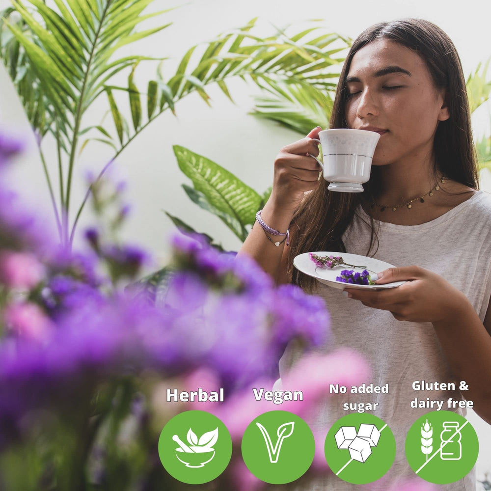 Herbal detox tea named Blue Stick Tea with Kidney Wood