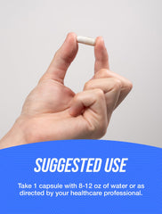 Supplement facts panel for TUDCA capsules