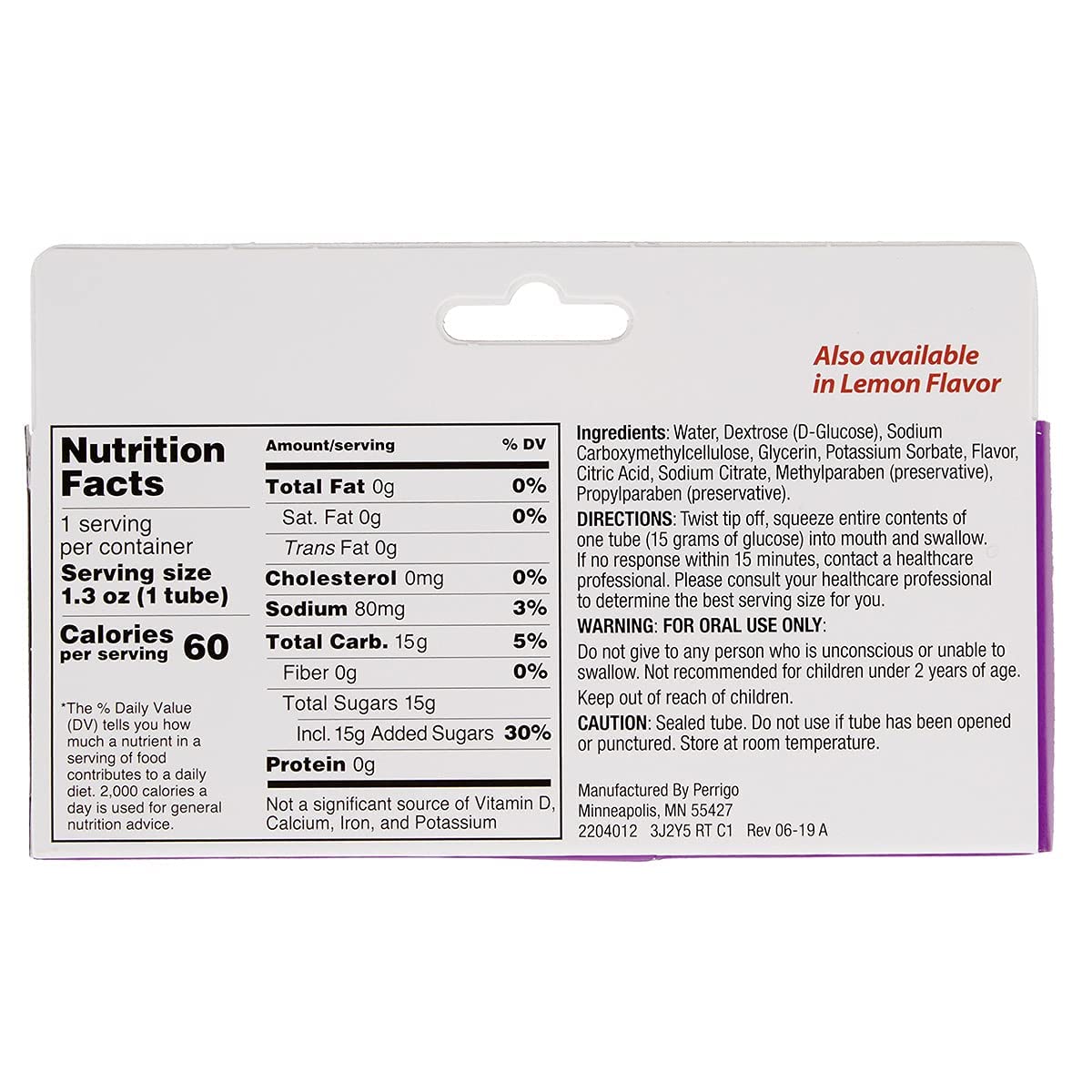 TUKIMA Glucose 15 Oral Gel grape pack display for ready-to-use energy support