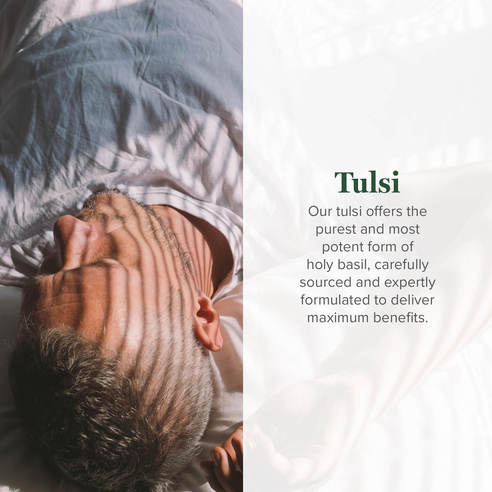 Bottle of Organic Tulsi vegan liquid drops