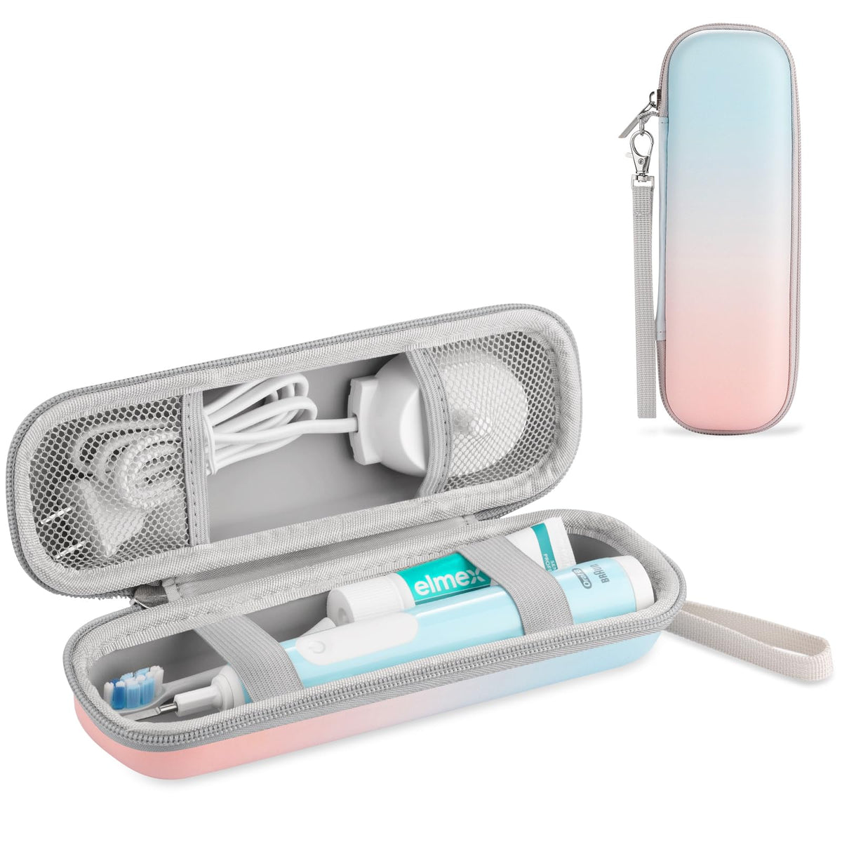 Gradient exterior of TUNYINSH toothbrush travel case