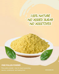 Pine pollen powder used in beverages