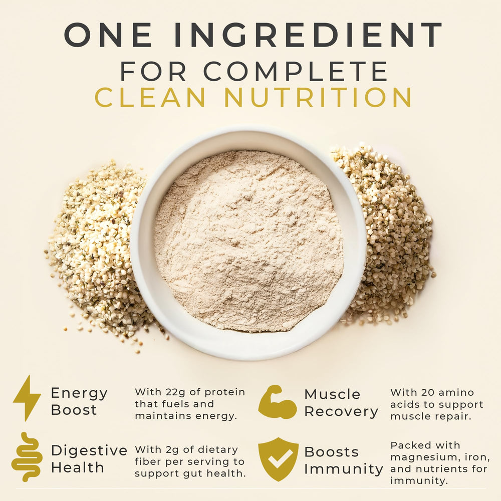 TUPAXA hemp protein powder blended into a smoothie for extra protein.