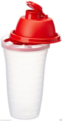 Tupperware Quick Shake 500ml bottle - side view
