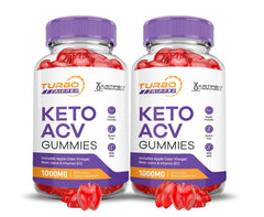 Justified Laboratories Turbo Ripped Keto ACV Gummies bottle - front view