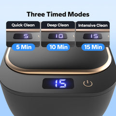TurboTidy three cleaning modes: Quick, Deep, Intensive