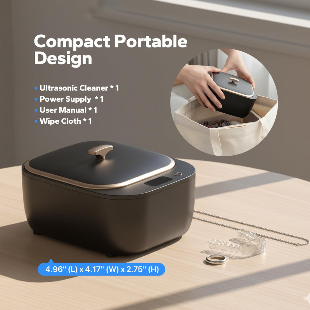 TurboTidy used for dental appliances and jewelry cleaning