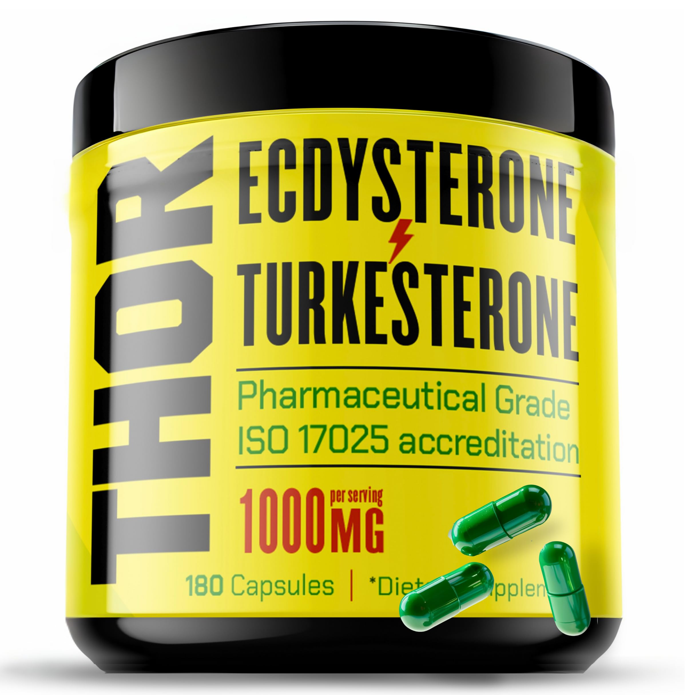 Turkesterone + Ecdysterone bottle with label
