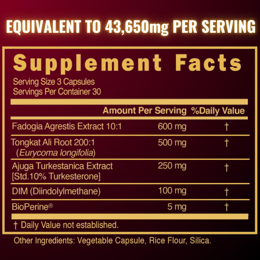 Turkesterone supplement for men bottle