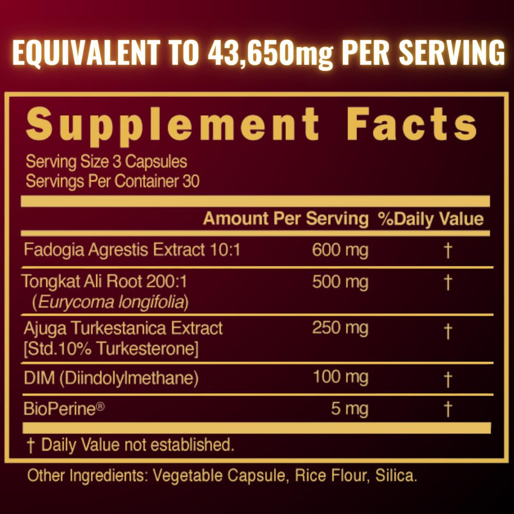 Turkesterone supplement for men bottle
