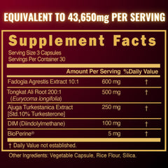 Turkesterone supplement for men bottle