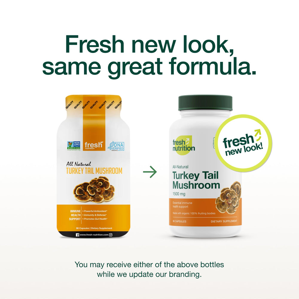 90 vegetarian capsules of turkey tail extract