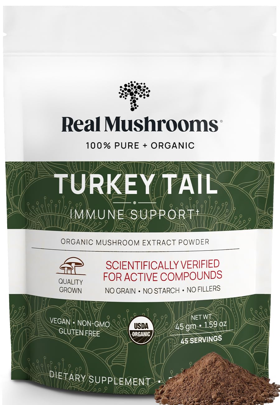 Turkey tail mushroom powder 100% extract