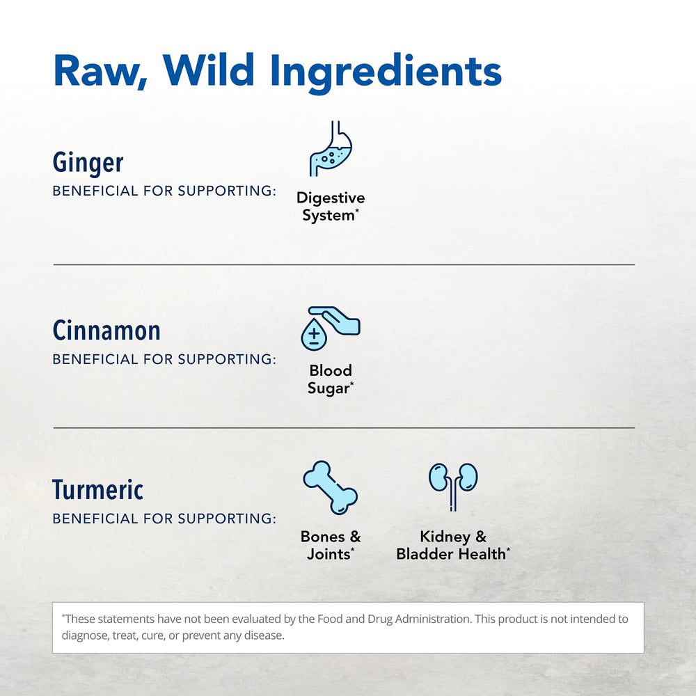 Ingredients and nutrition panel on Turmamilk Mix label
