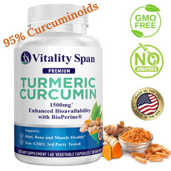 Bioperine and turmeric ingredients highlighted for absorption