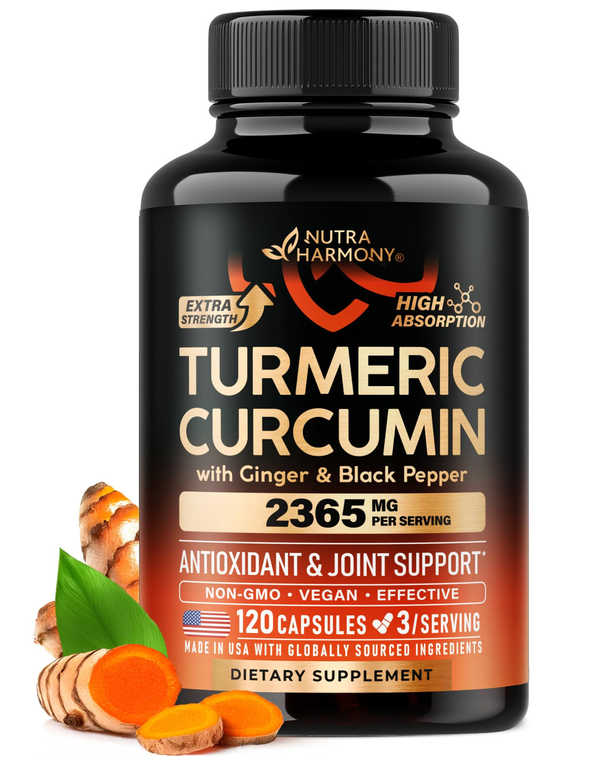 Turmeric Curcumin 2365mg hero image