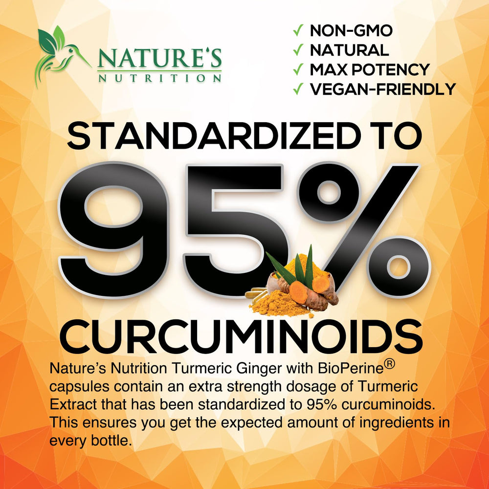 Vegan turmeric curcumin 2600mg capsules